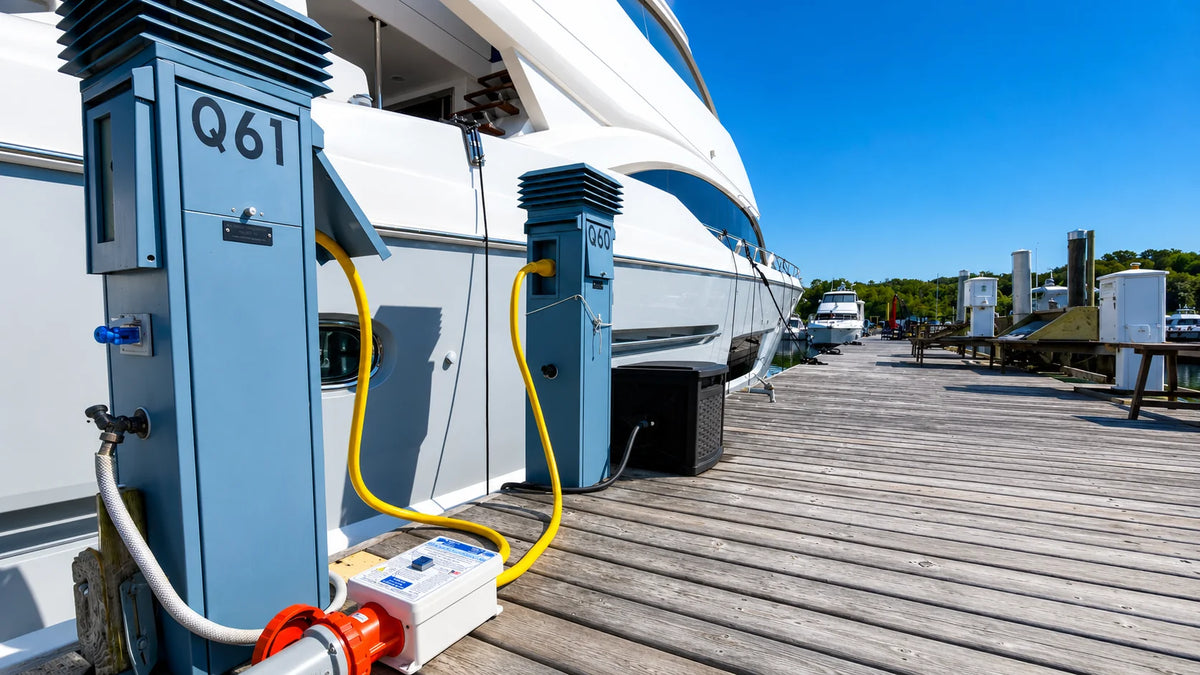 Ae Smart Y 100A Adapter in operation at Canada marina