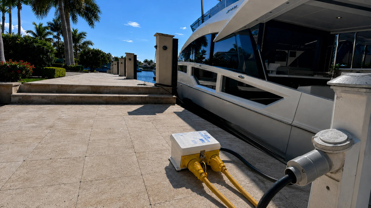 Our Ae Splitter Box 100A working at private dock