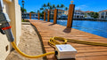 Ae Splitter 100A Box gives power to 2 shore cords at house dock
