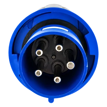 Plug or Male, 208V 100A 4P 5W IP67, SCM5100P9W SCAME IEC60309 Watertight Weatherproof