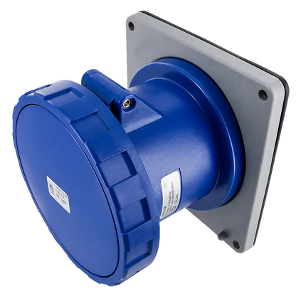 Dock side Receptacle or Socket Outlet, 208V 100A 4P 5W IP67, SCM5100R9W