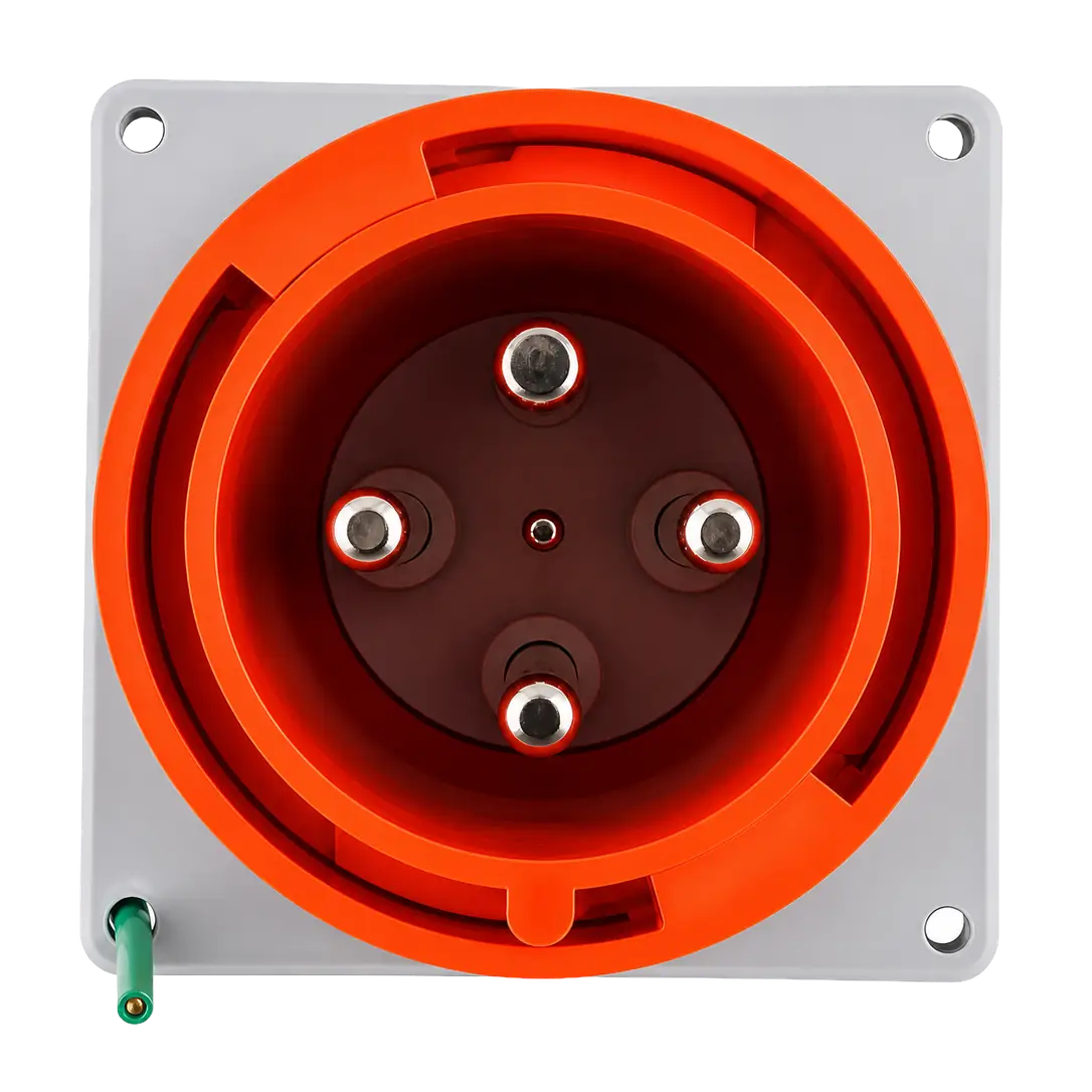 Inlet or Male to Wall Mount, Boat side, 125/250V 100A 3P 4W IP67, SCM4100B12W
