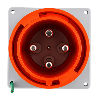Inlet or Male to Wall Mount, Boat side, 125/250V 100A 3P 4W IP67, SCM4100B12W