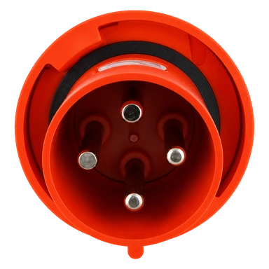 Plug or Male, 125/250V 100A 3P 4W IP67, SCM4100P12W SCAME IEC60309 Watertight Weatherproof