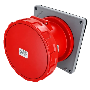Dock side Receptacle or Socket Outlet, 125/250V 100A 3P 4W IP67, SCM4100R12W