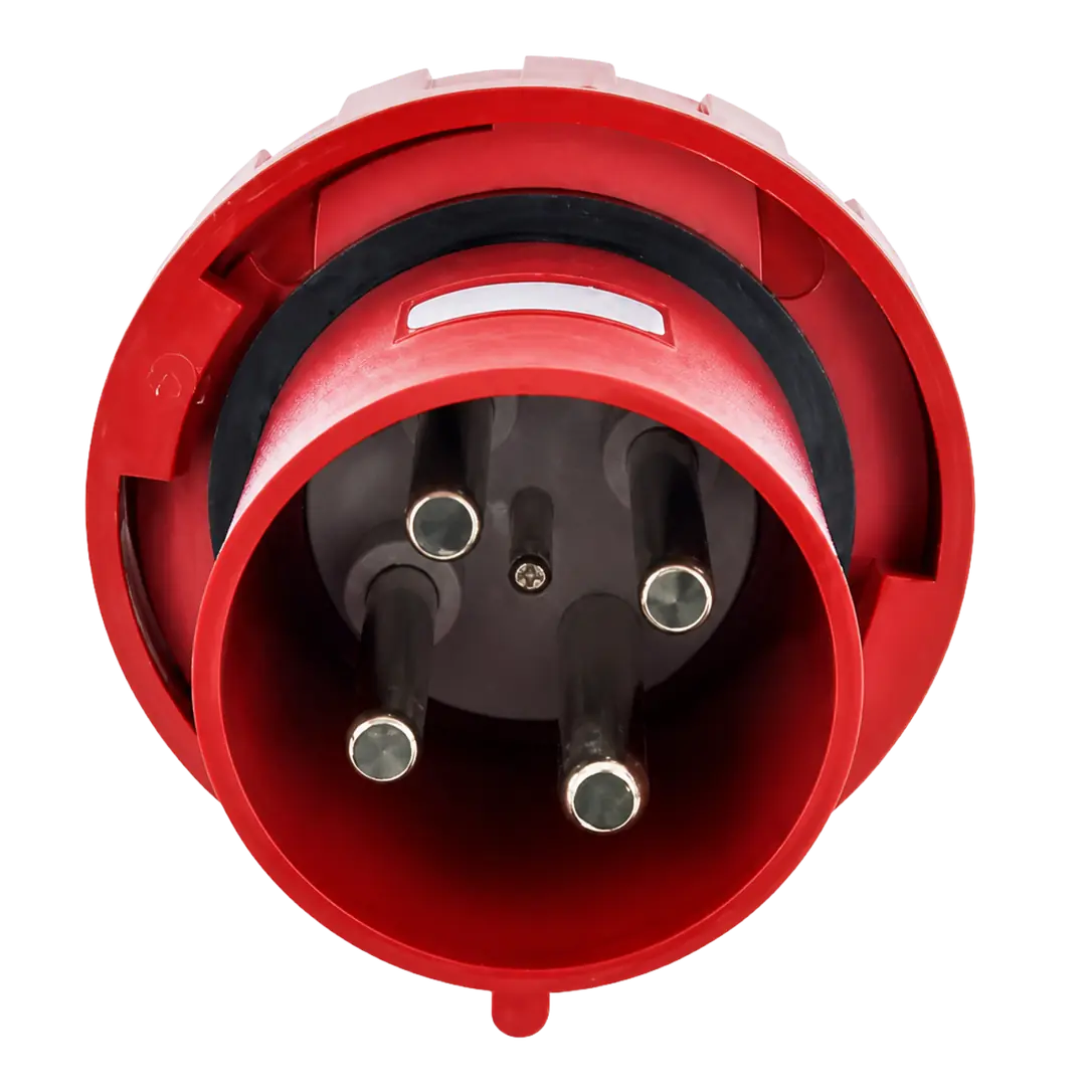 Plug or Male, 480V 100A 3P 4W IP67, SCM4100P7W SCAME IEC60309 Watertight Weatherproof