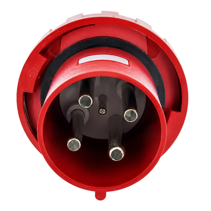 Plug or Male, 480V 100A 3P 4W IP67, SCM4100P7W SCAME IEC60309 Watertight Weatherproof