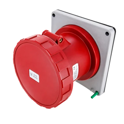 Dock side Receptacle or Socket Outlet, 480V 100A 3P 4W IP67, SCM4100R7W